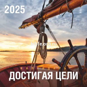 Календарь настенный перекидной Мужской "ДОСТИГАЯ ЦЕЛИ" 2025г